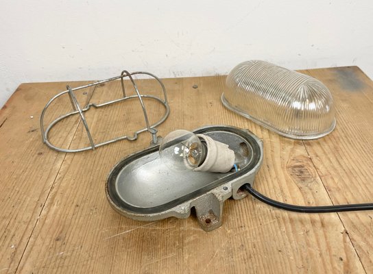 French Industrial Cast Iron Wall Lamp from Electro Fonte, Paris, 1960s-CGF-1393521