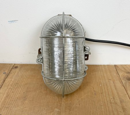 French Industrial Cast Iron Wall Lamp from Electro Fonte, Paris, 1960s-CGF-1393521