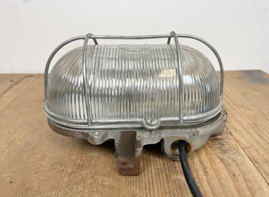 French Industrial Cast Iron Wall Lamp from Electro Fonte, Paris, 1960s-CGF-1393521