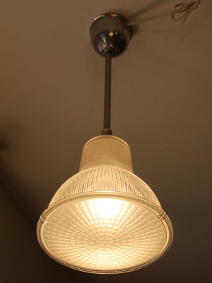 French Industrial Pendant Lamp from Holophane, 1940s-SY-1077513