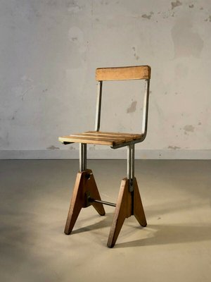 French Industrial Workshop Chair, 1960s-NLF-883225