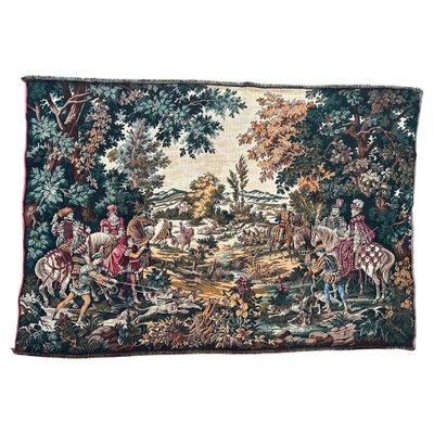 French Jacquard Tapestry in Aubusson Style, 1960s-YMM-1788168