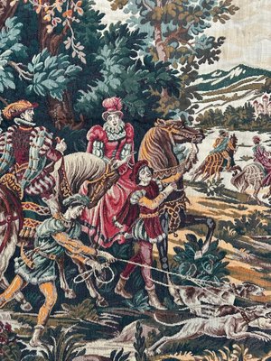 French Jacquard Tapestry in Aubusson Style, 1960s-YMM-1788168