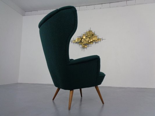 French Kvadrat Tonica Wingback Chair, 1950s-RDW-1058976