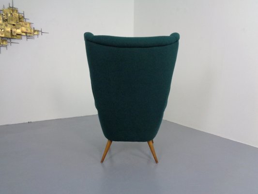 French Kvadrat Tonica Wingback Chair, 1950s-RDW-1058976