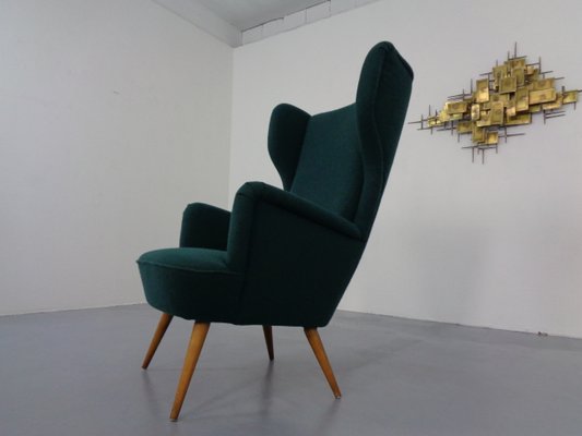 French Kvadrat Tonica Wingback Chair, 1950s-RDW-1058976