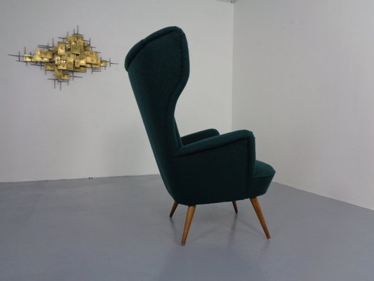 French Kvadrat Tonica Wingback Chair, 1950s-RDW-1058976