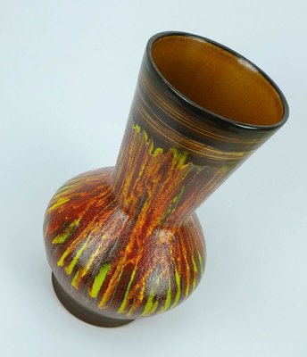 French Lava-Glazed Ceramic 9090 Vase from St. Clement, 1970s-FH-902723