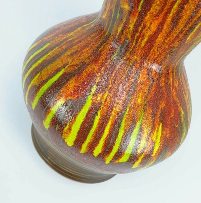 French Lava-Glazed Ceramic 9090 Vase from St. Clement, 1970s-FH-902723