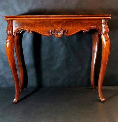 French Louis-Philippe Mahogany Game Table-QRS-702938