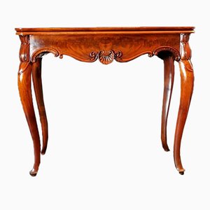 French Louis-Philippe Mahogany Game Table-QRS-702938