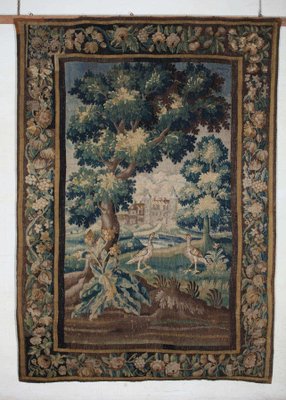 French Louis XIV Verdure Tapestry, Aubusson, 1680-MBH-1031807