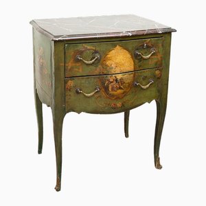 French Louis XV Bedside Table in Lacquered Wood from Dubois, 1683-KKK-1821634