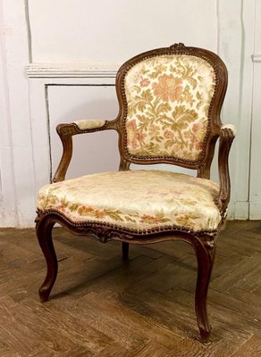 French Louis XV Cabriolet Armchairs, 1740, Set of 2-BXG-1791659