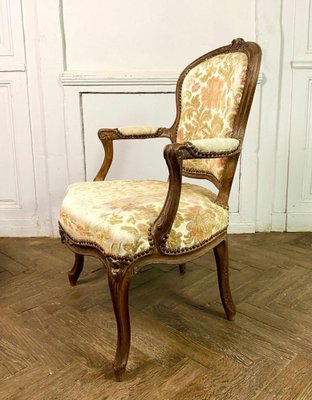 French Louis XV Cabriolet Armchairs, 1740, Set of 2-BXG-1791659