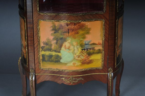 French Louis XV Ornamental Display Case-FLW-1800848