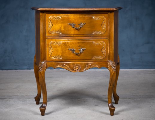 French Louis XV Style Bedside Tables, 20th Century, Set of 2-ZGQ-1196094