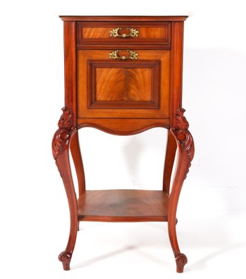 French Louis XV Style Nightstand in Walnut, 1900s-MY-1820985