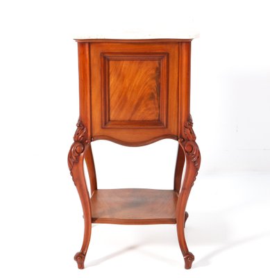 French Louis XV Style Nightstand in Walnut, 1900s-MY-1820985