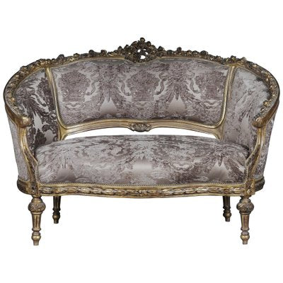 French Louis XVI Canapé Sofa-FLW-1401783