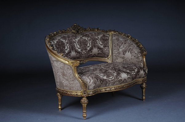 French Louis XVI Canapé Sofa-FLW-1401783