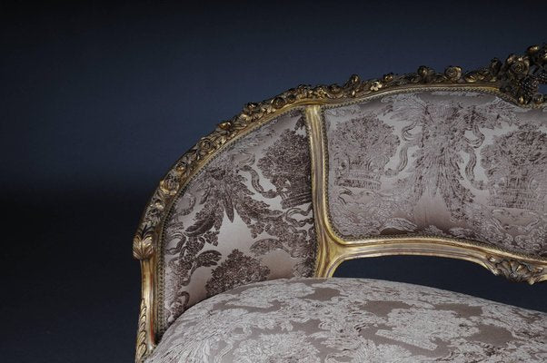 French Louis XVI Canapé Sofa-FLW-1401783