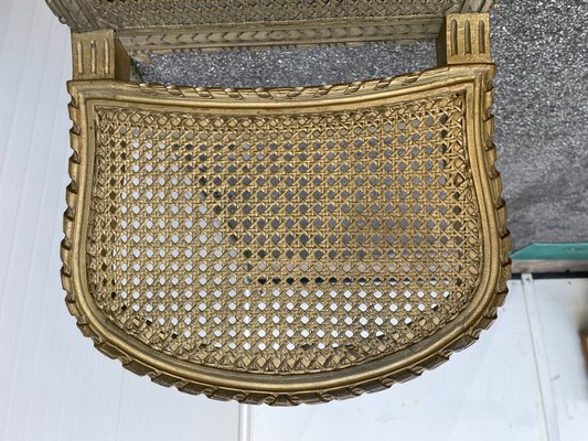 French Louis XVI Style Gilded Bench-BNU-1756869