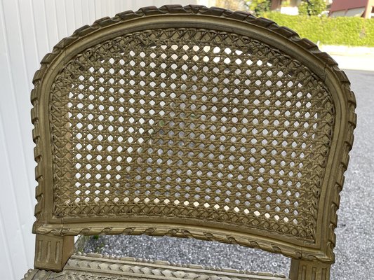 French Louis XVI Style Gilded Bench-BNU-1756869