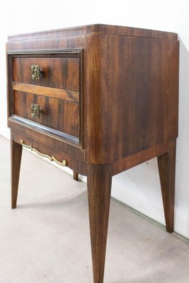 French Mahogany Nightstand, 1940s-RIU-795505