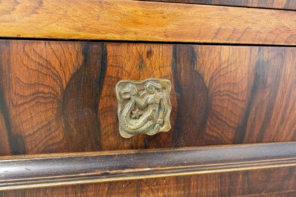 French Mahogany Nightstand, 1940s-RIU-795505