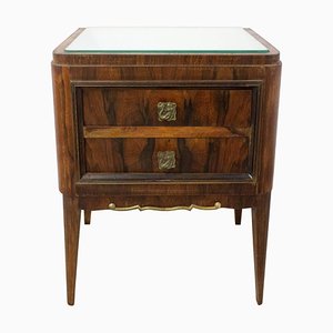 French Mahogany Nightstand, 1940s-RIU-795505