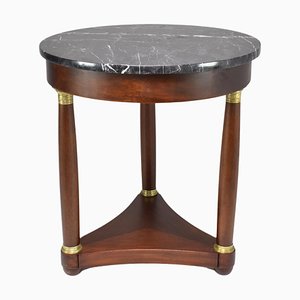 French Marble Pedestal Table, 1890s-GXL-1752831