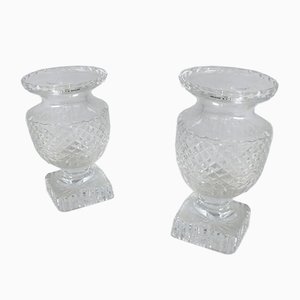 French Medicis Style Crystal Vases, 1900s, Set of 2-BA-766227