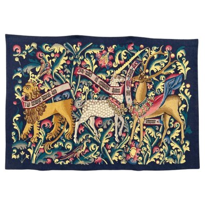 French Medieval Style Tapestry, 1940s-YMM-1823272