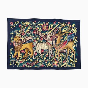 French Medieval Style Tapestry, 1940s-YMM-1823272