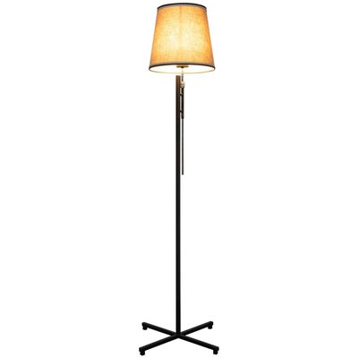 French Metal Floor Lamp with Adjustable Shade by Roger Fatus for Disderot, 1960s-KL-620415