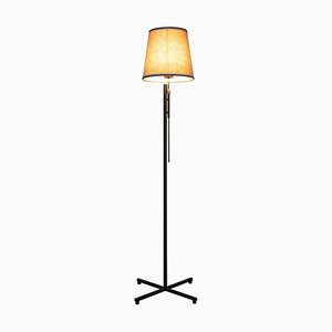 French Metal Floor Lamp with Adjustable Shade by Roger Fatus for Disderot, 1960s-KL-620415