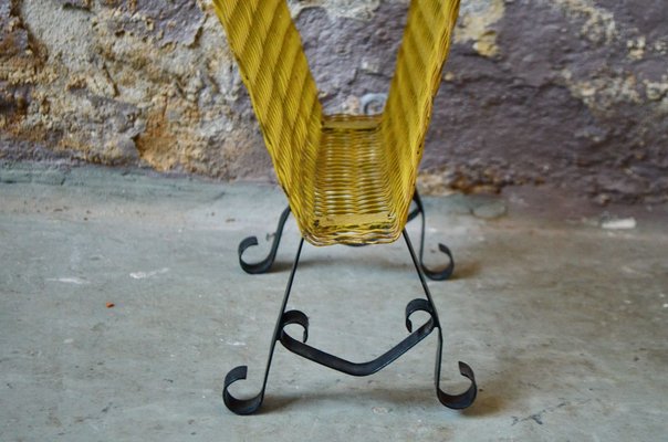 French Metal Magazine Rack, 1950s-AIU-897036