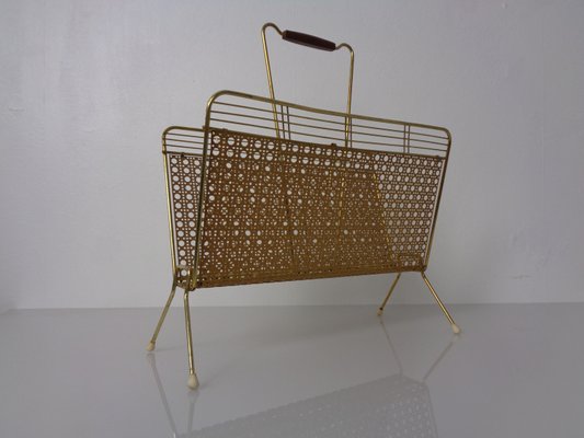 French Metal Magazine Rack, 1960s-RDW-2027964