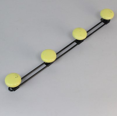 French Metal Wall Coat Rack, 1950s-NE-1799314