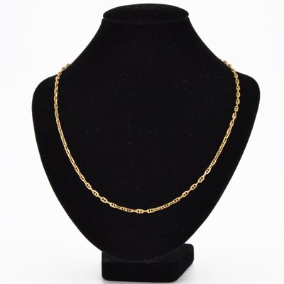 French Modern 18 Karat Yellow Gold Mesh Chain-OLU-1358700