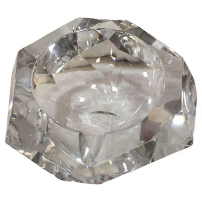 French Modern Faceted Ashtray in Baccarat Crystal, 20th Century-HQI-1335161