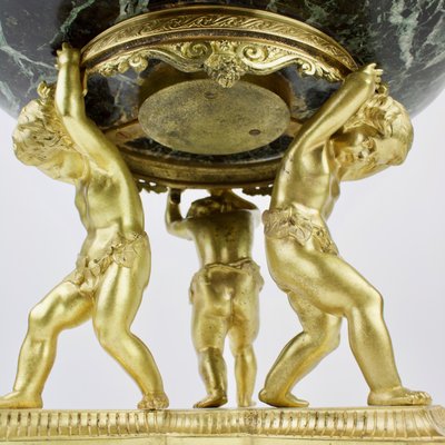 French Napoleon III Empire Bowl with Putti Decoration, 1860s or 1870s-KMT-1158622