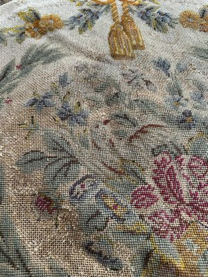 French Needlepoint Chair Cover Tapestry from Bobyrug, 1890s-YMM-1818937