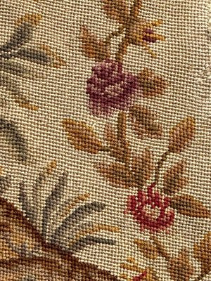 French Needlepoint Chair Cover Tapestry from Bobyrugs, 1890s-YMM-1818932