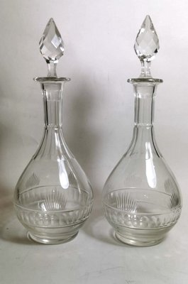 French Neoclassical Parisian Style Bottles by Beaux Arts,  Set of 2-QRS-800083