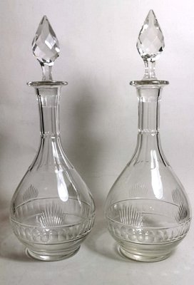 French Neoclassical Parisian Style Bottles by Beaux Arts,  Set of 2-QRS-800083