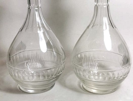 French Neoclassical Parisian Style Bottles by Beaux Arts,  Set of 2-QRS-800083