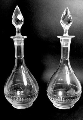 French Neoclassical Parisian Style Bottles by Beaux Arts,  Set of 2-QRS-800083