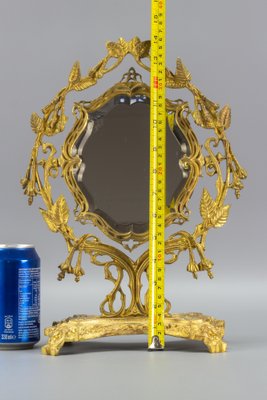 French Neoclassical Style Bronze Dressing Table Mirror-KEG-1114686